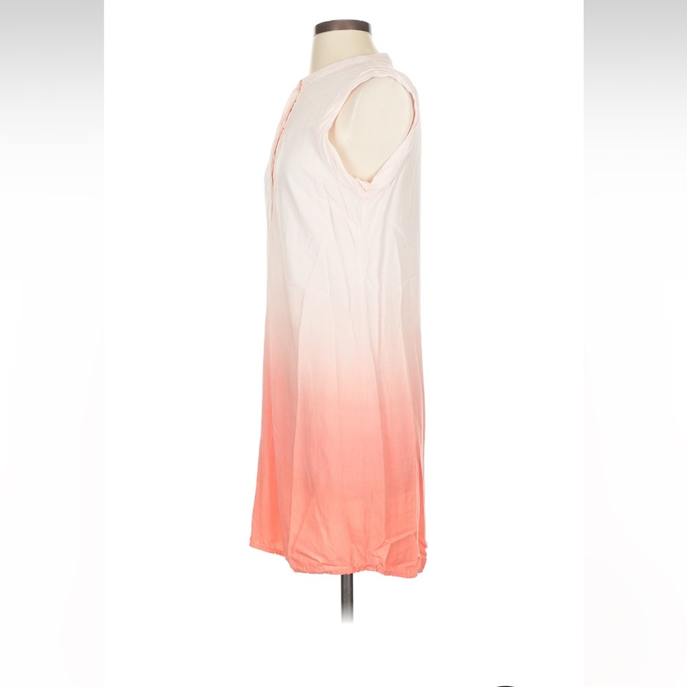 Splendid White to Coral Ombre Mini Dress - Picture 6 of 9